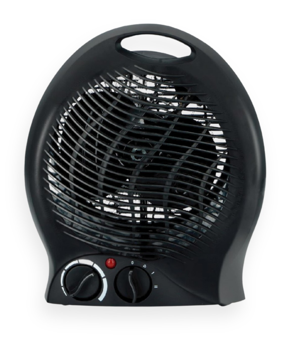Caloventilador negro Niza 12444-BLK