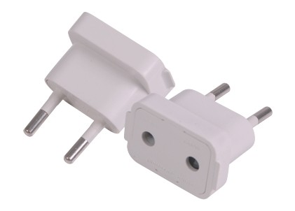 Ficha adaptador Schuko sin tierra a modular MIG