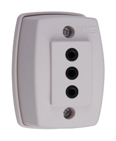Toma polarizado modular MIG con roseta