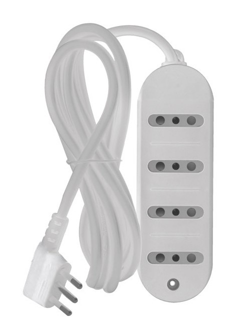 Alargue 3 modular 2,5 m negro – Electraline