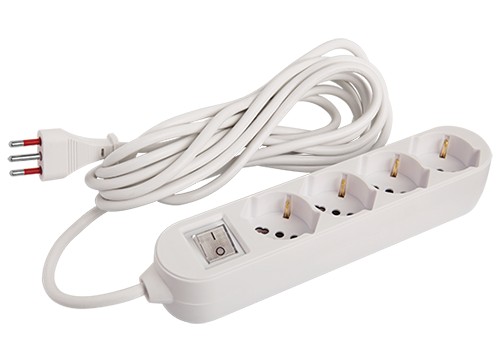 Alargue 4 schuko 5 m – Conatel Contactum