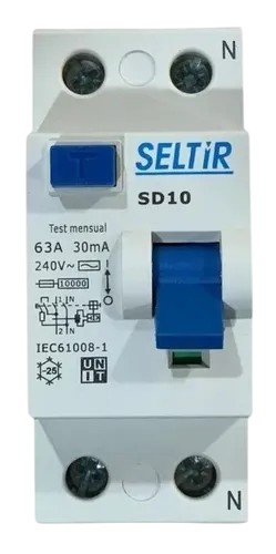Diferencial 2P 63 A 30 mA – Seltir