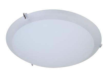 Plafón de vidrio 250 mm con guarda