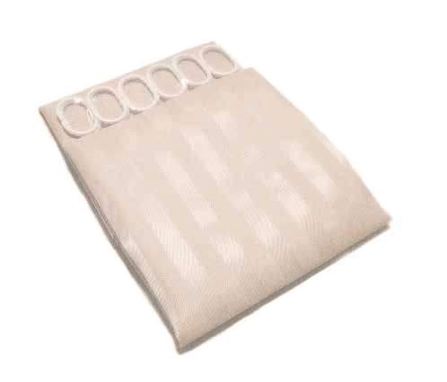 Cortina de baño rayada, en polyester - modelo CR10952BE