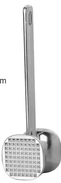 Martillo para tiernizar de aluminio 18 cm