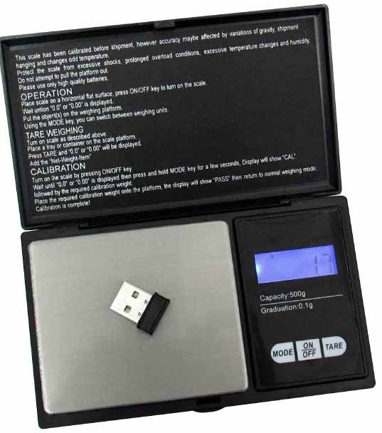 Balanza de precisión: 0,1g - 500g