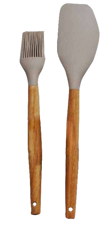 Espátula y pincel de silicona
