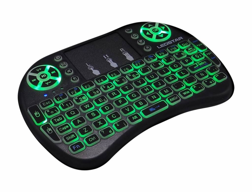 Teclado wireless Ledstar con luz