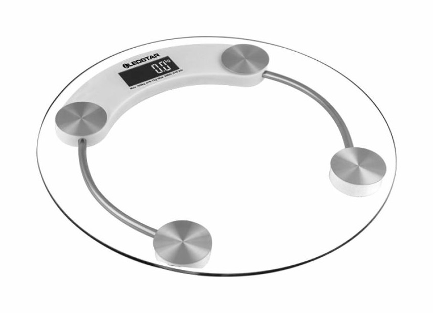 Balanza digital Ledstar glass redonda