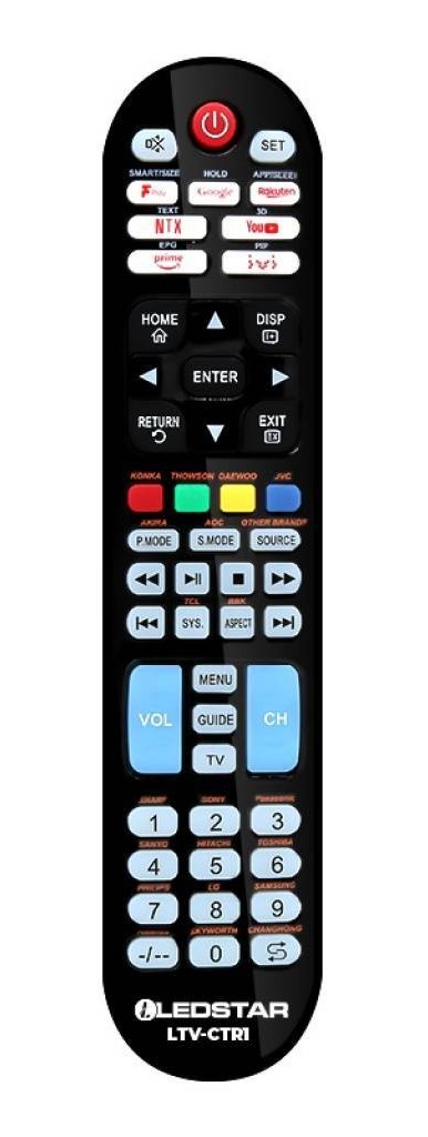 Control remoto universal TV Ledstar