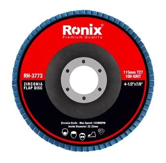 Disco flap de lija Ronix RH-3773 grano P100
