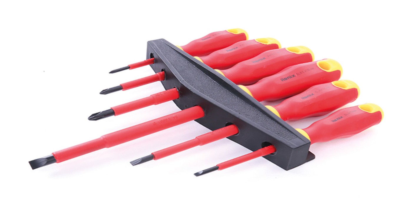Juego de 6 destornilladores VDE 1000 V Ronix